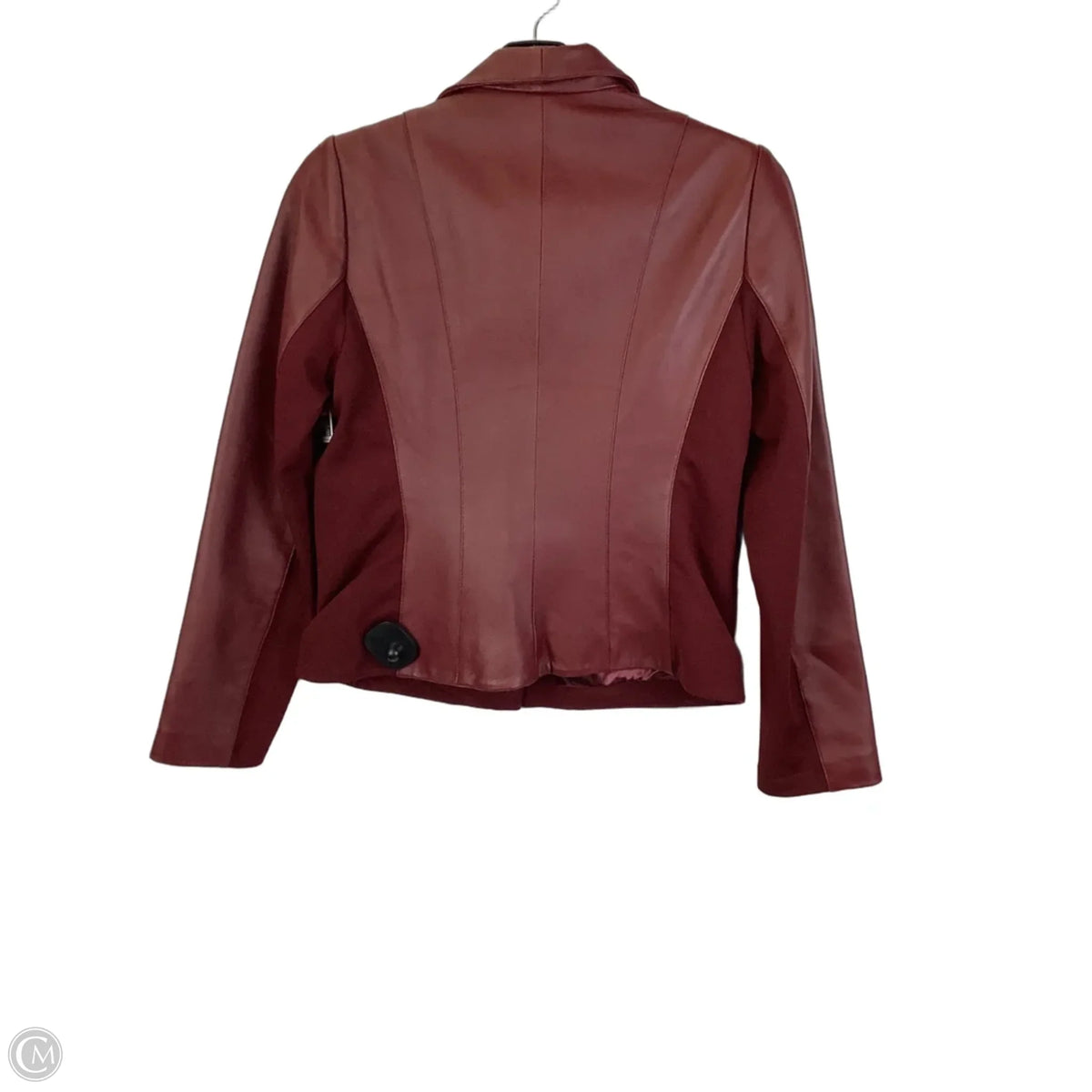 Jacket Leather By Iman In Red, Size: Xs