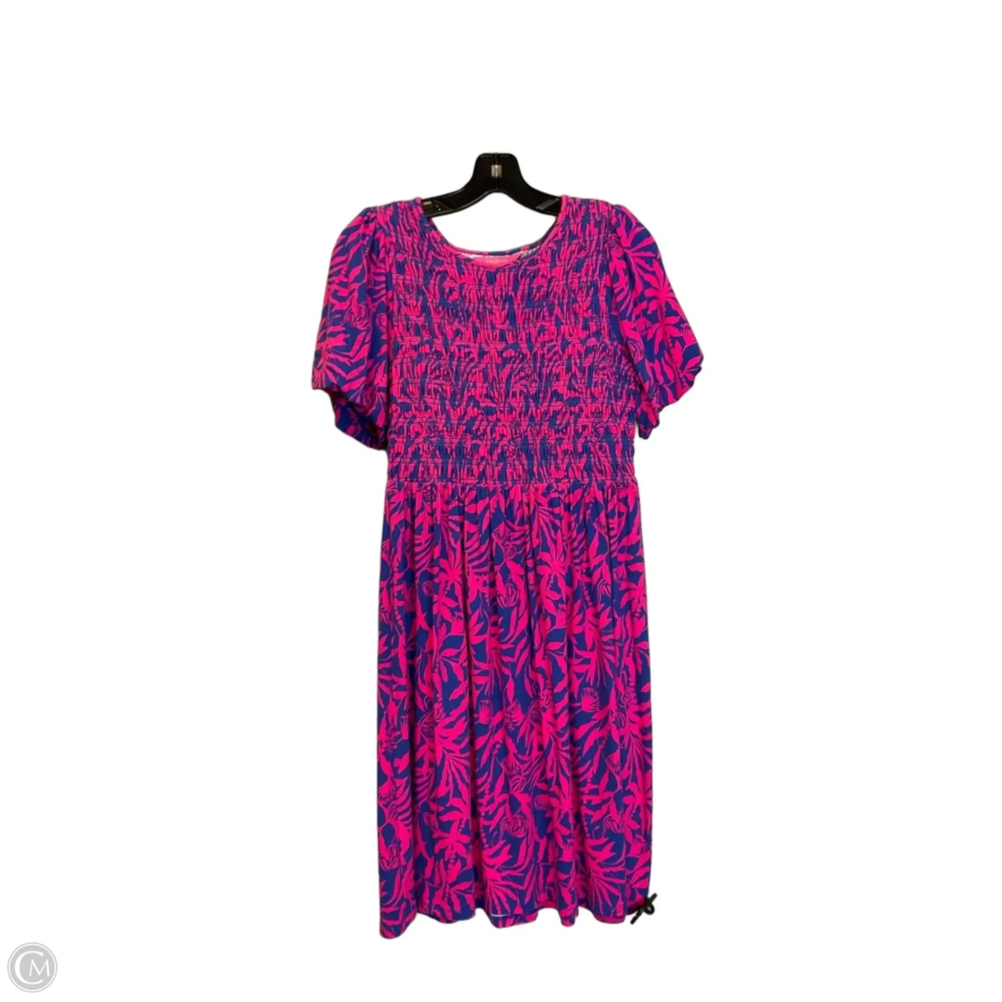 Dress Designer By Lilly Pulitzer In Blue & Pink, Size: S