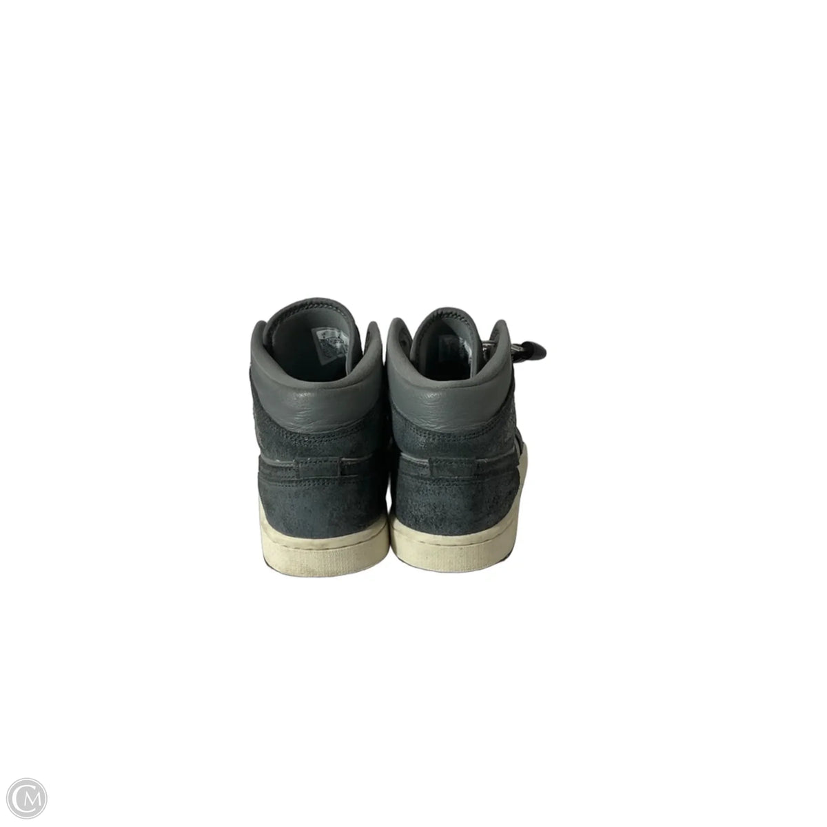 Shoes Luxury Designer By Jordan In Grey, Size: 9