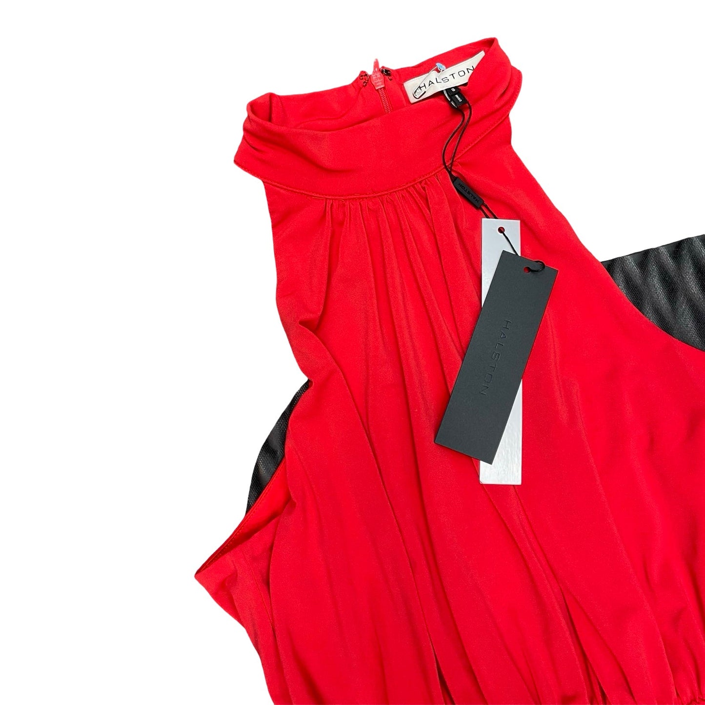 Dress Designer By Halston In Red, Size:8
