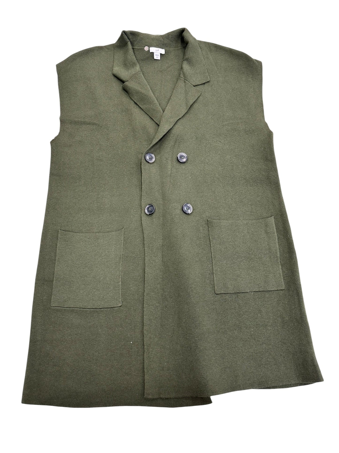 Cardigan By J. Jill In Green, Size:Lp
