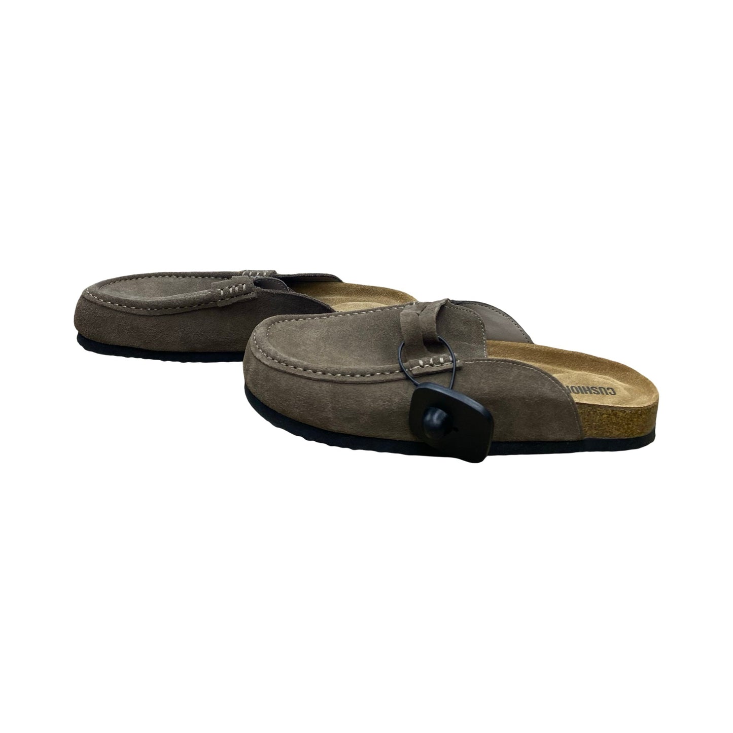 Sandals Flats By Cushionaire In Brown, Size:9