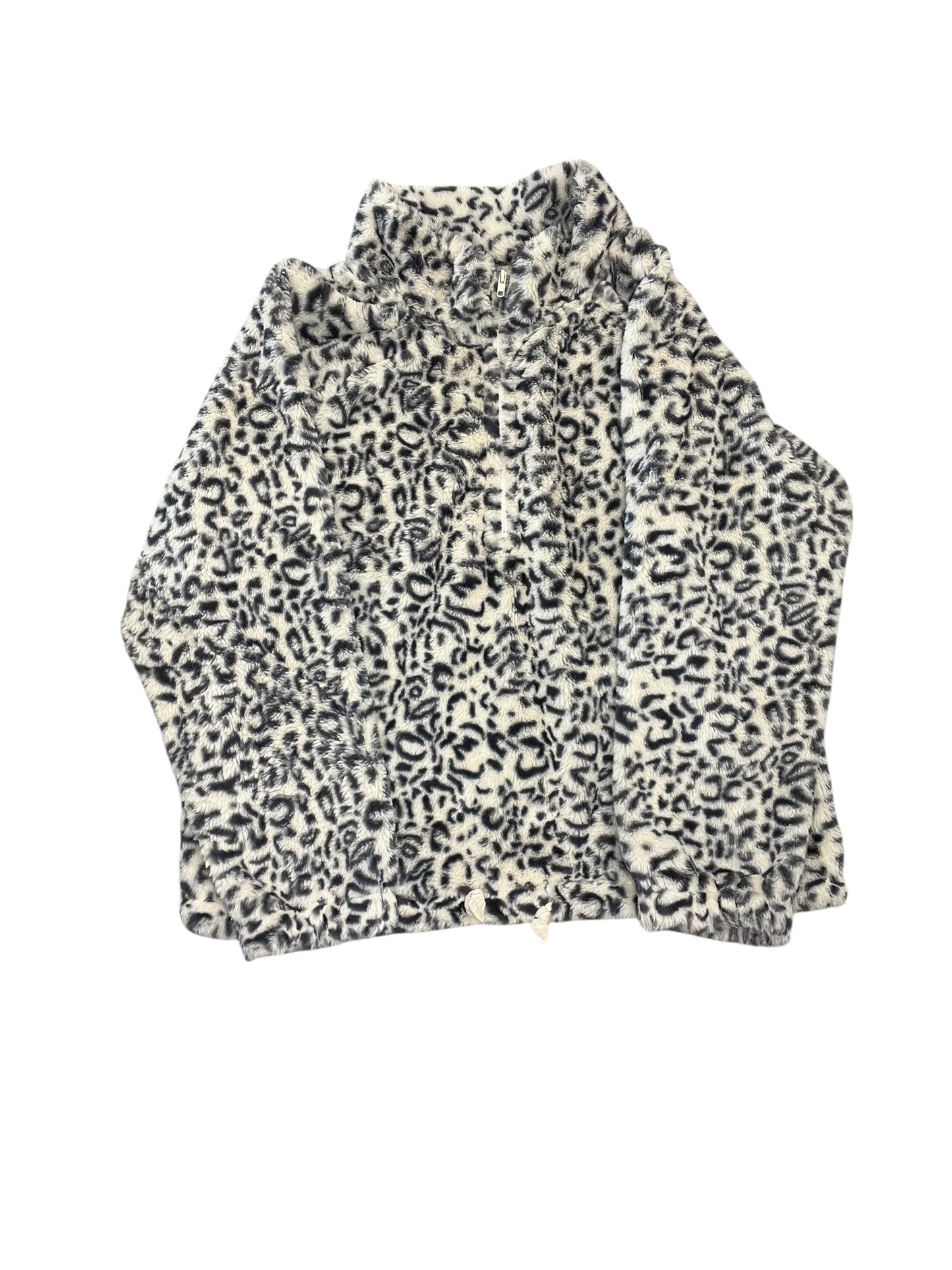 Sweatshirt Collar By Pol In Leopard Print, Size:L