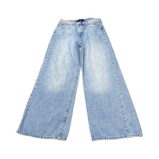 Jeans Wide Leg By Gap In Blue Denim, Size:2
