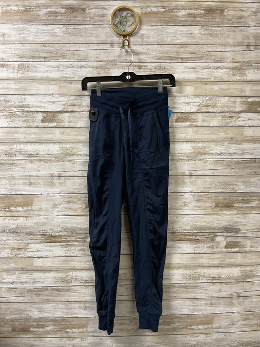 Athletic Pants By Lululemon In Navy, Size:0