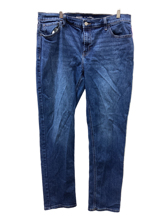 Jeans Boyfriend By Old Navy In Blue Denim, Size:14