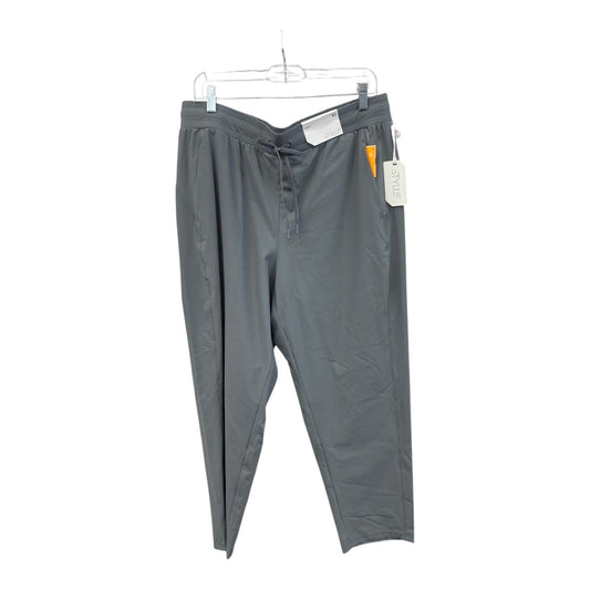 Athletic Pants By Stylus In Grey, Size:Xl