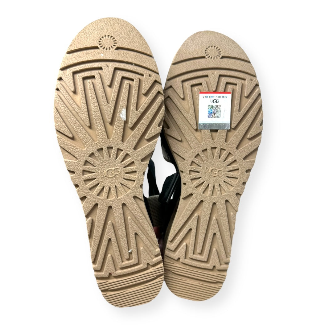Abbot Ankle Wrap Platform Wedge Espadrille Sandal  By Ugg  Size: 7.5