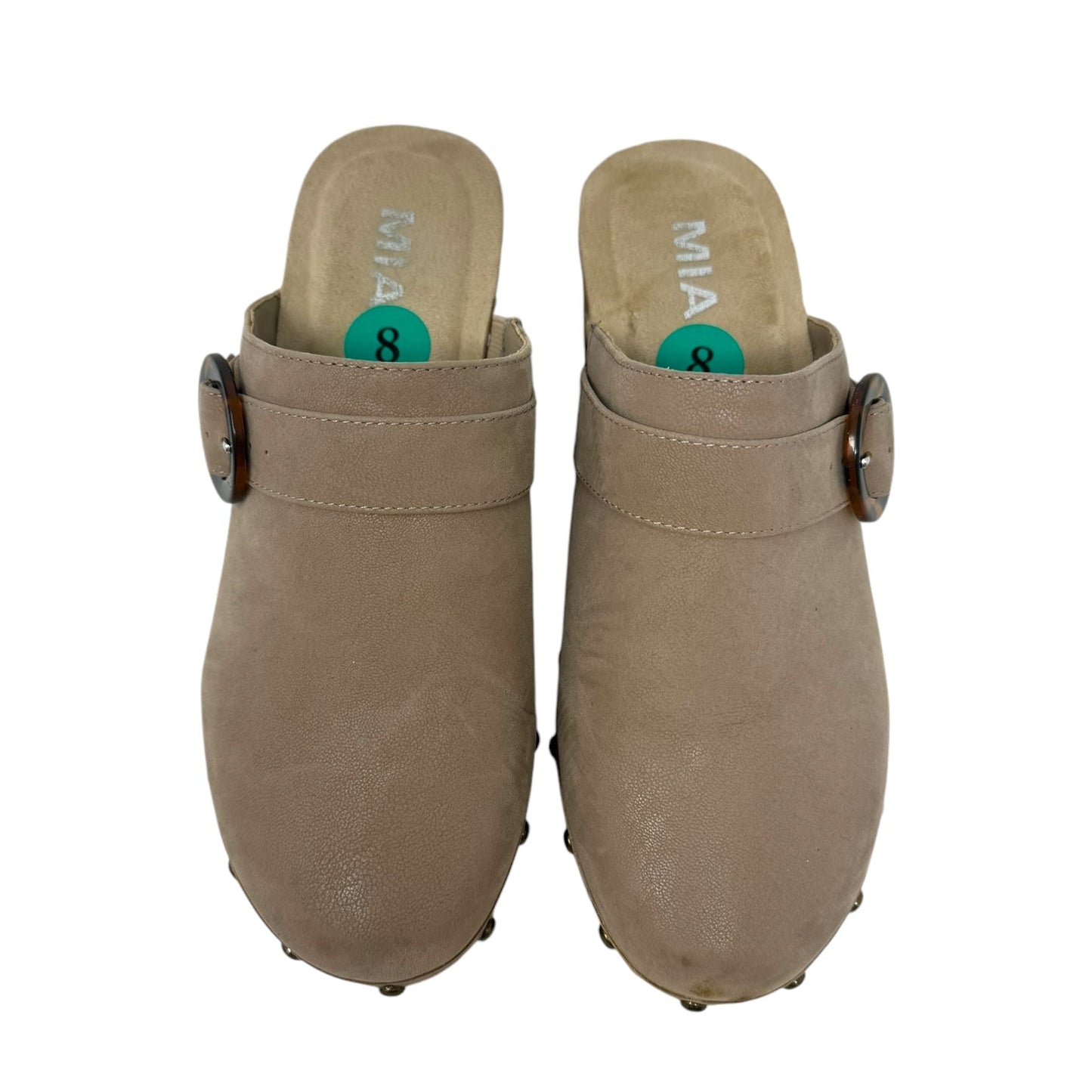 Arturo Low Retro Clogs By Mia In Tan, Size: 8