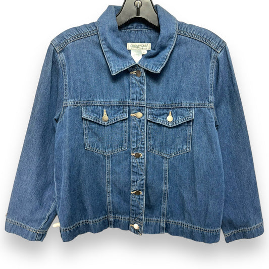 Jacket Denim By Coldwater Creek In Blue, Size: Xs