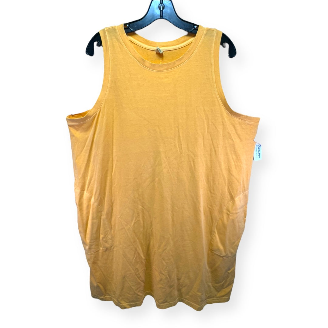 Yellow Dress Casual Short Old Navy, Size Xxl