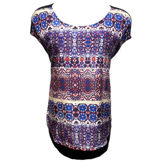 Top Short Sleeve By Dressbarn In Multi-colored, Size: 2x