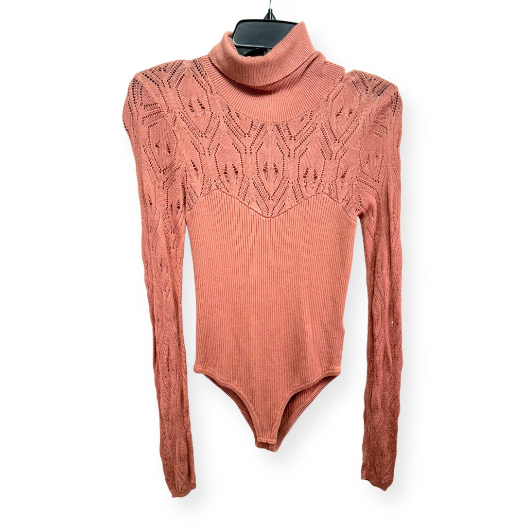 Knit Pink Bodysuit Free People, Size M