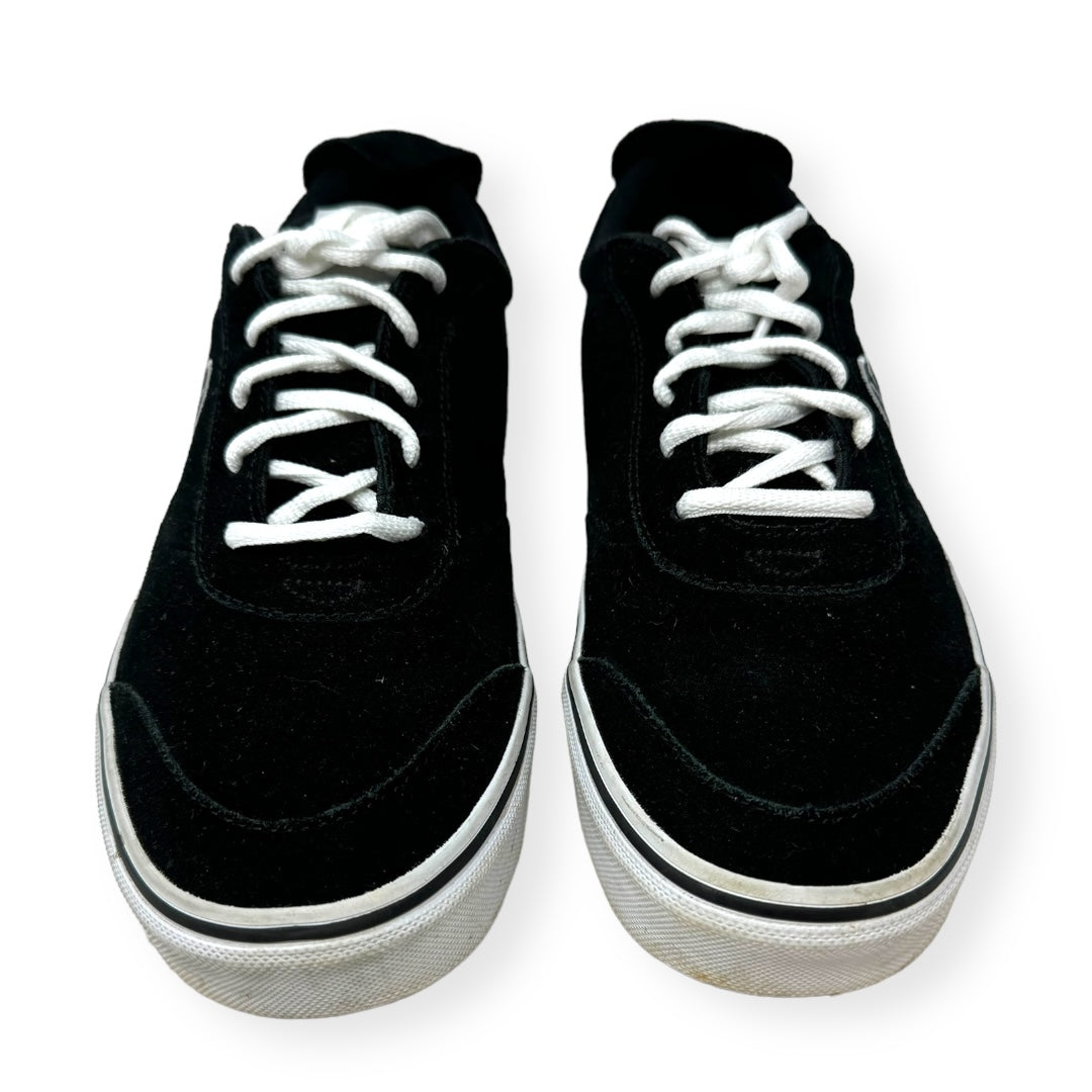 Black Shoes Athletic Vans, Size 8.5