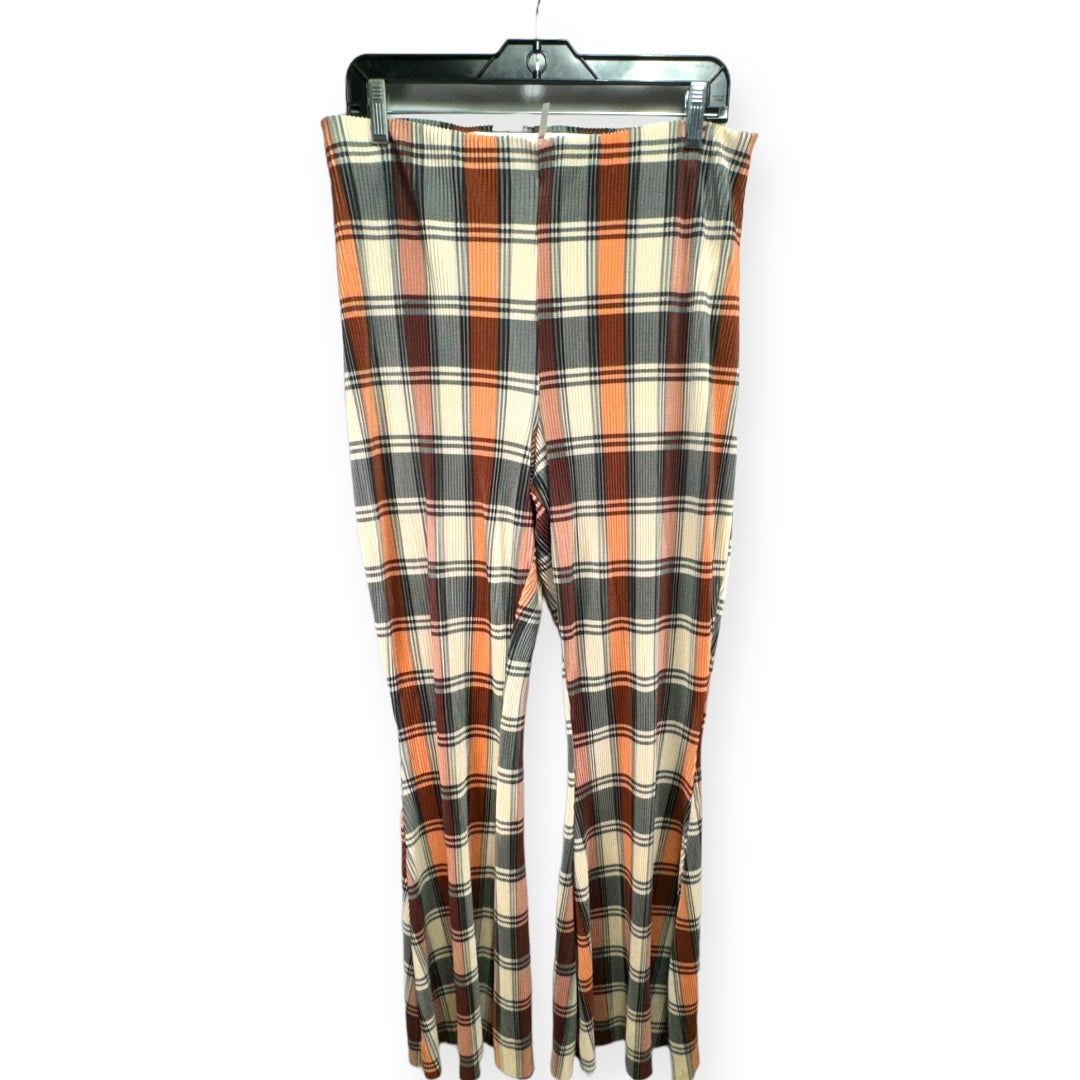 Plaid Pattern Pants Lounge Free People, Size L