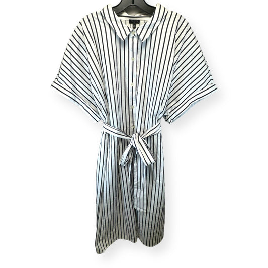 Striped Pattern Dress Casual Midi Talbots, Size 24
