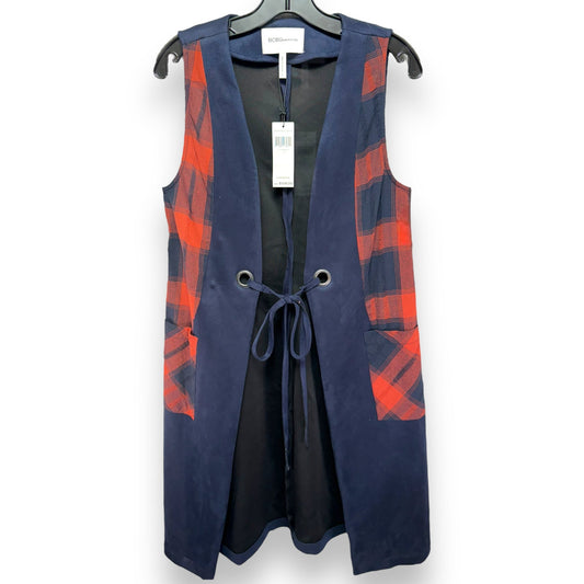 Vest Designer By Bcbg In Blue, Size: S