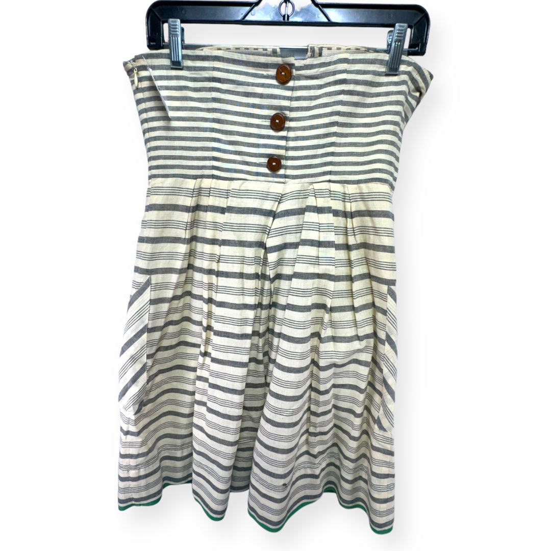 Striped Pattern Dress Casual Short Maeve, Size 6