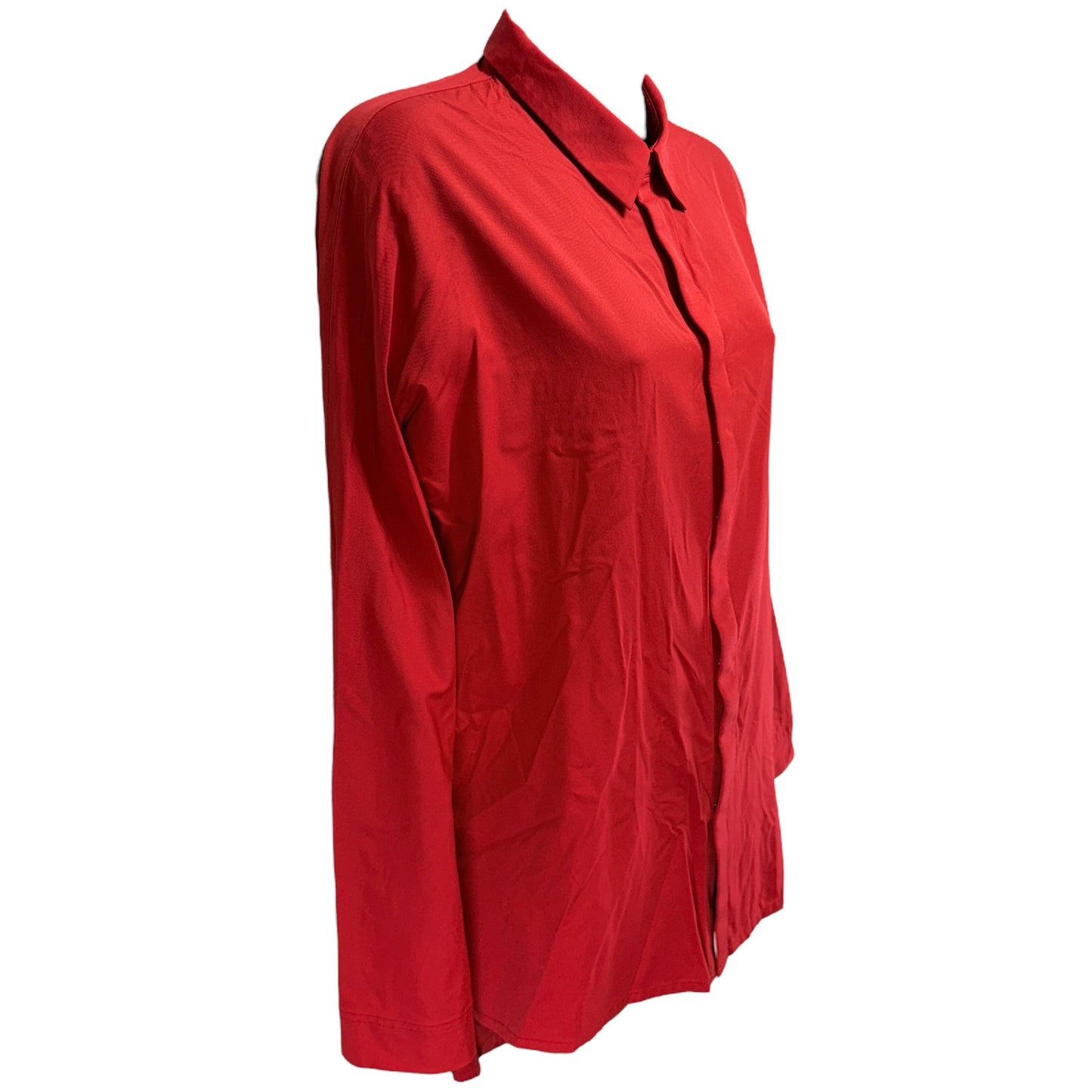 Something Cool Button Down By Aday In Red, Size: S