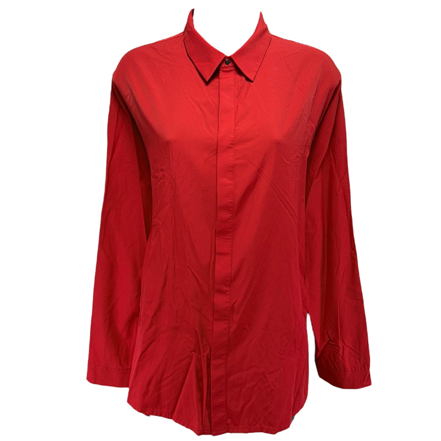 Something Cool Button Down By Aday In Red, Size: S