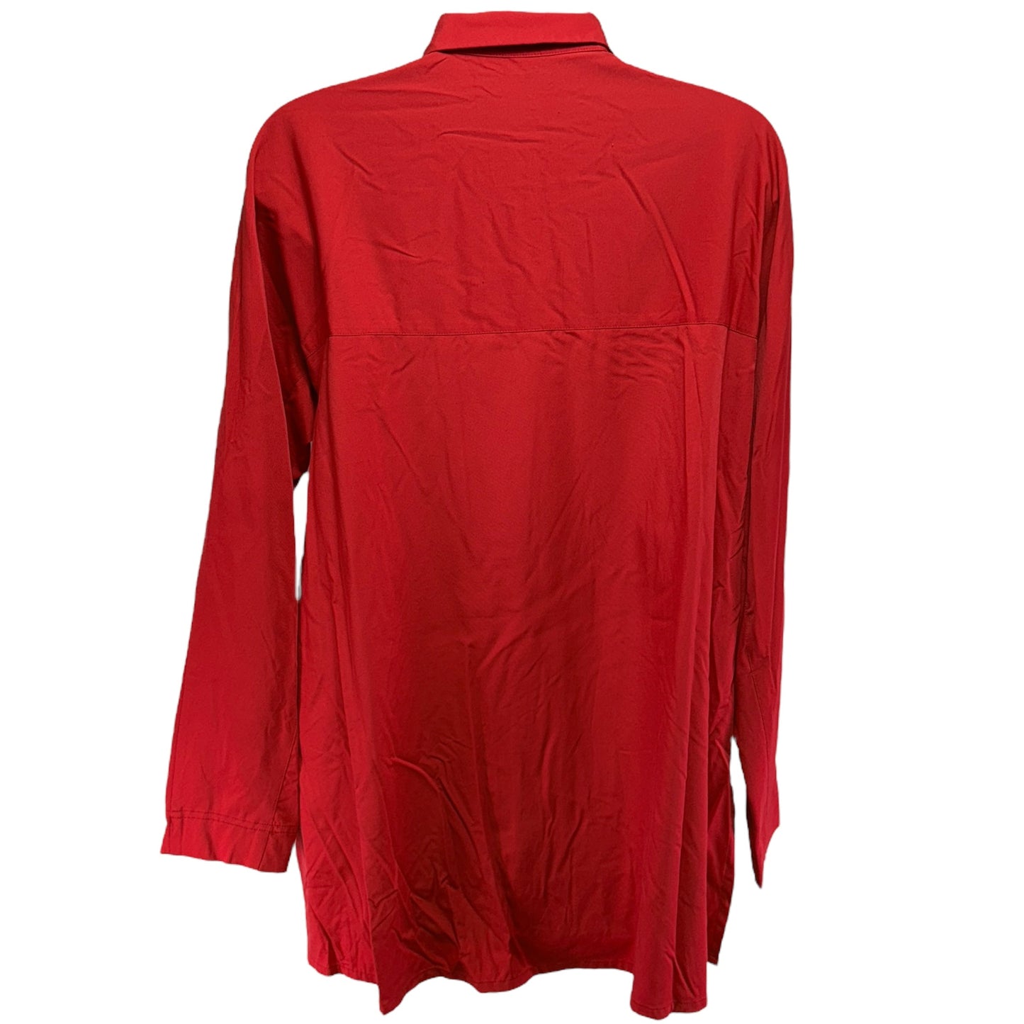 Something Cool Button Down By Aday In Red, Size: S