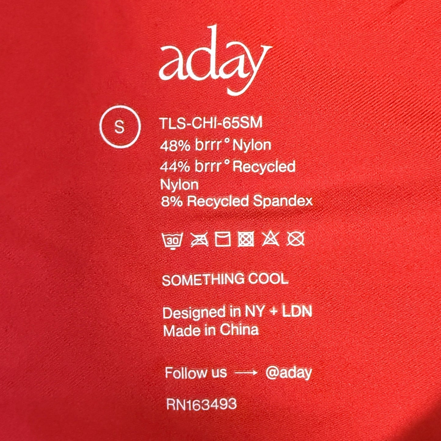 Something Cool Button Down By Aday In Red, Size: S