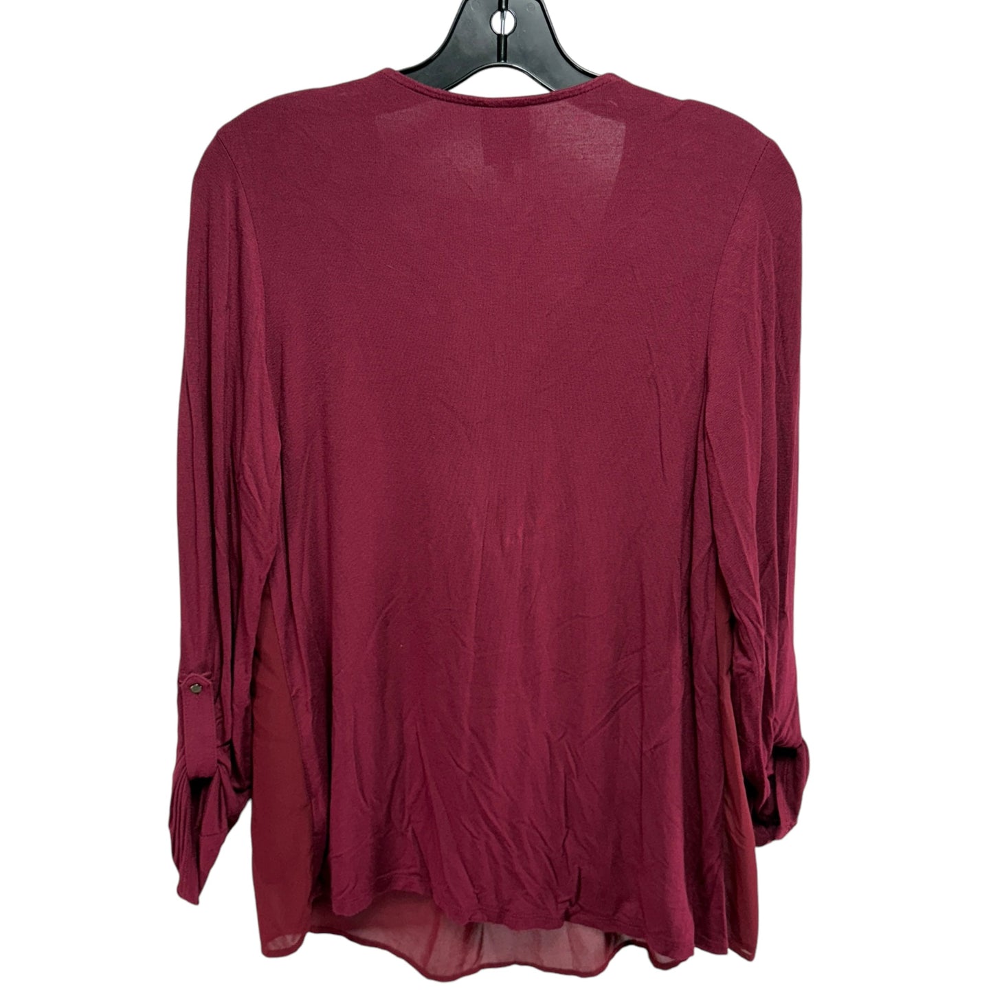 Long Sleeve Tunic By Bobeau In Mauve, Size: S