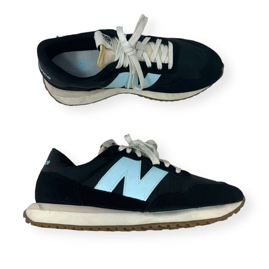 237 Sneakers in Black & Blue New Balance, Size 11