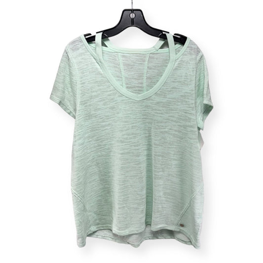 Green Top Short Sleeve Calvin Klein, Size Xl