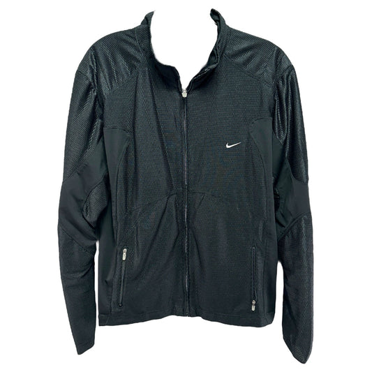 Athletic Jacket By Nike Apparel In Black, Size: Xl