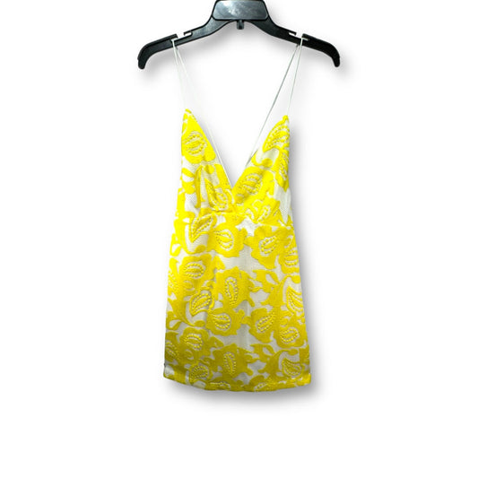 Yellow Dress Casual Short Anthropologie, Size 10