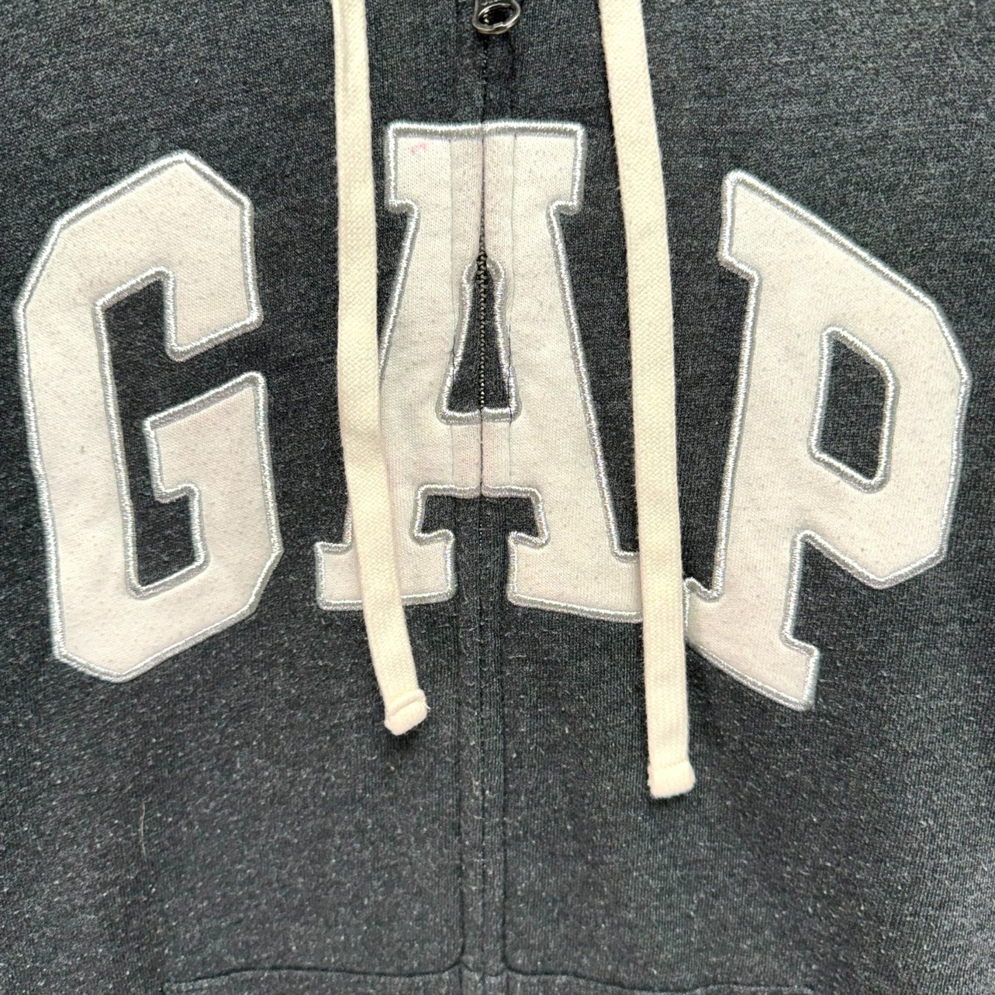 Sweatshirt Hoodie By Gap In Grey, Size: S