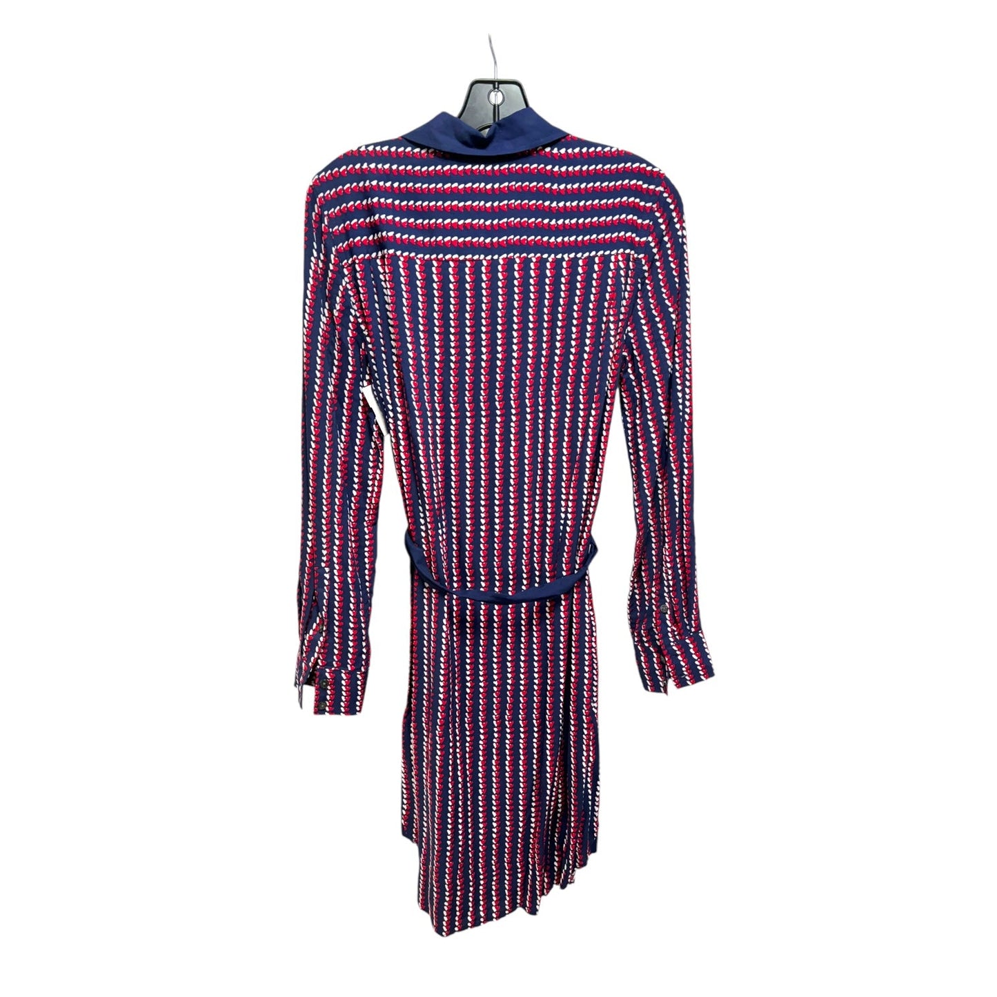 Heart Stripe Shirt Dress By Draper James In Nassau Navy, Size: 6