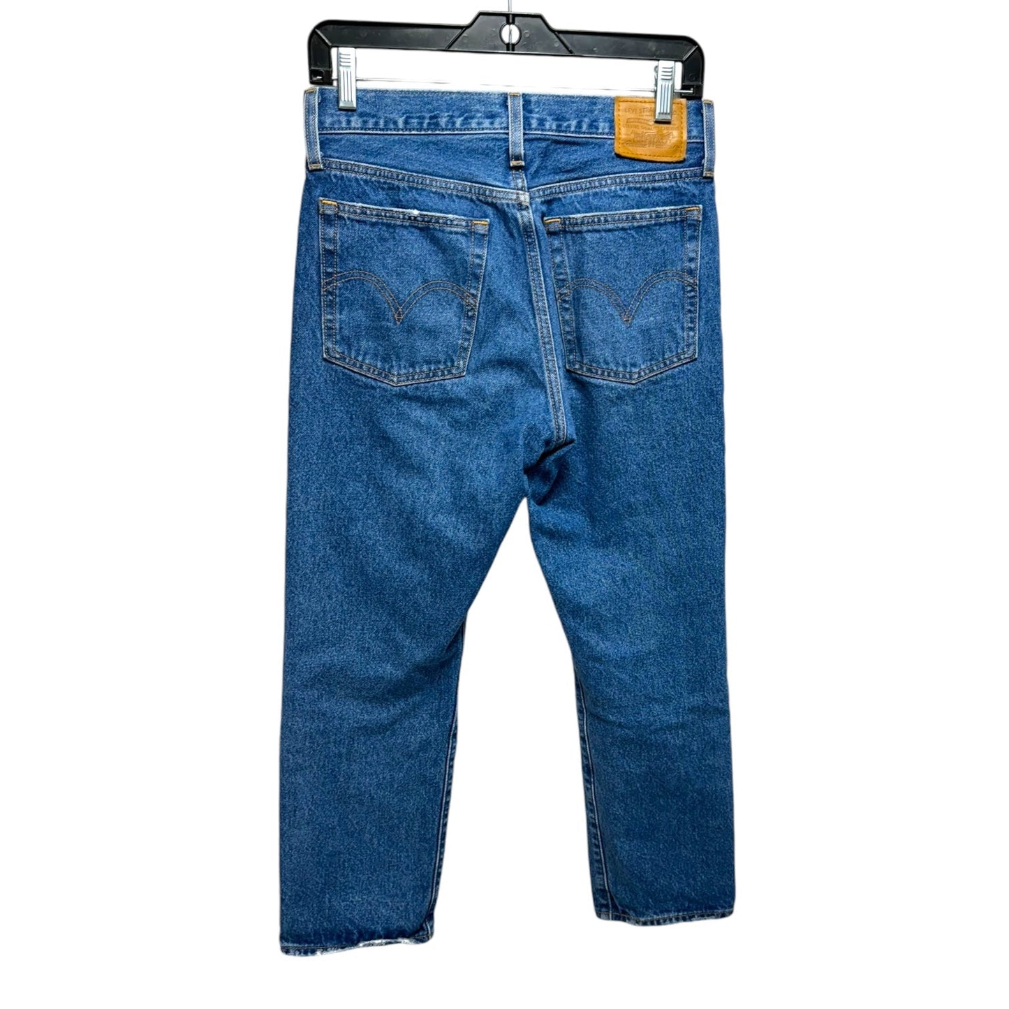 Jeans Skinny By Levis In Blue, Size: 4