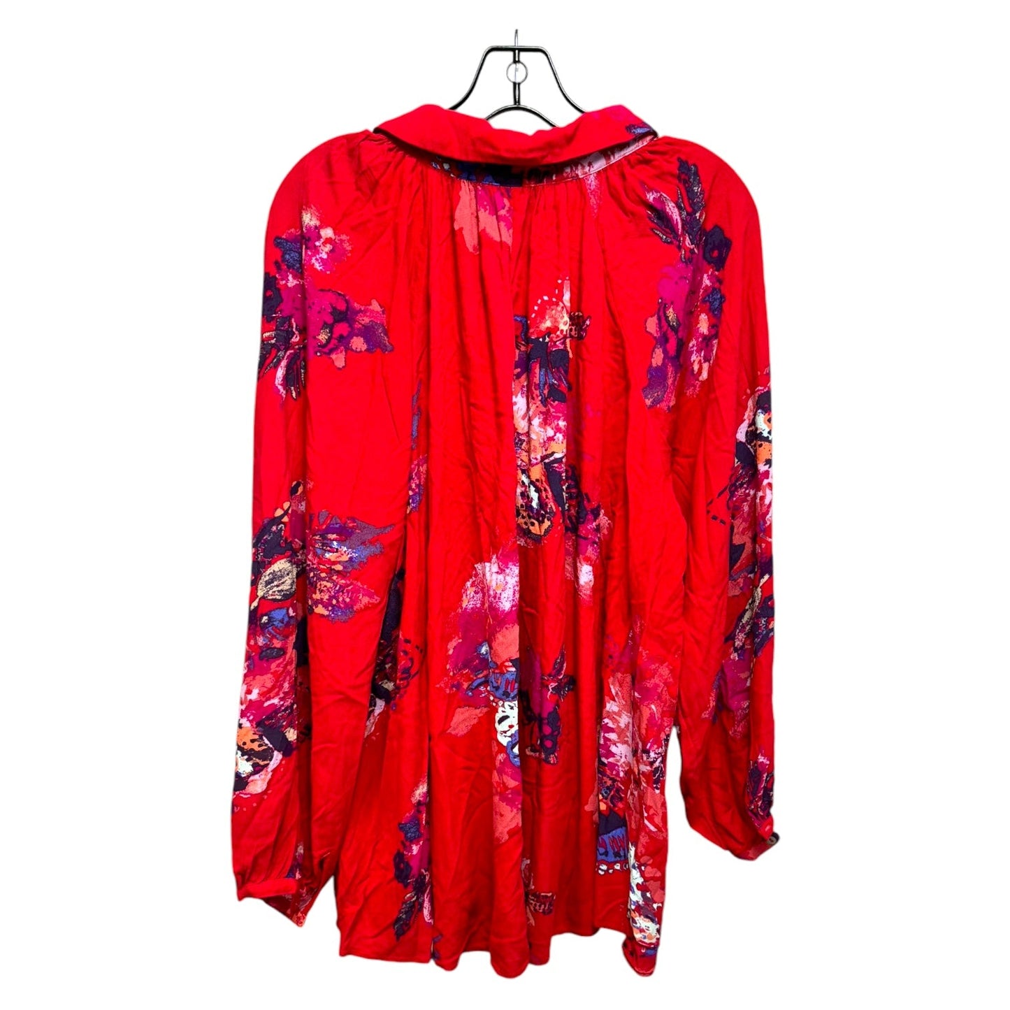 Top Long Sleeve By Free People In Floral Print, Size: S