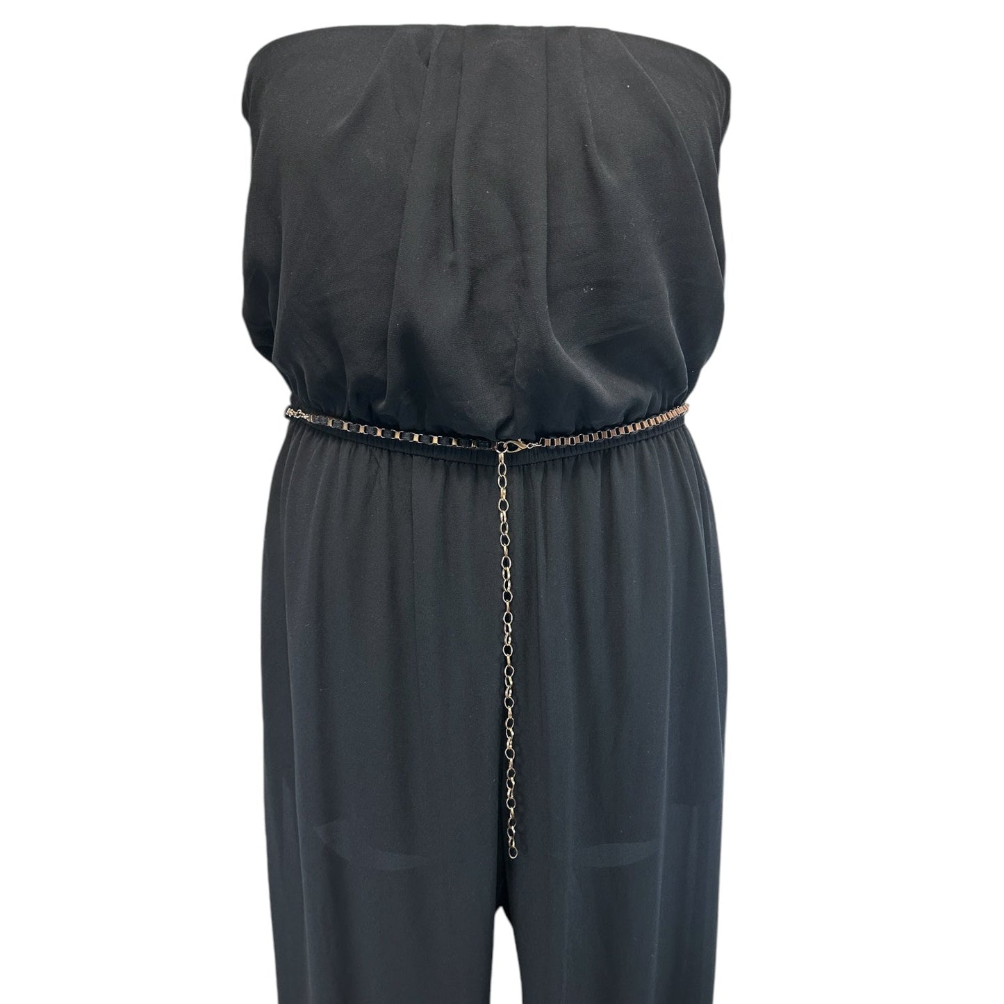 Strapless Jumpsuit By Iris In Black, Size: XL