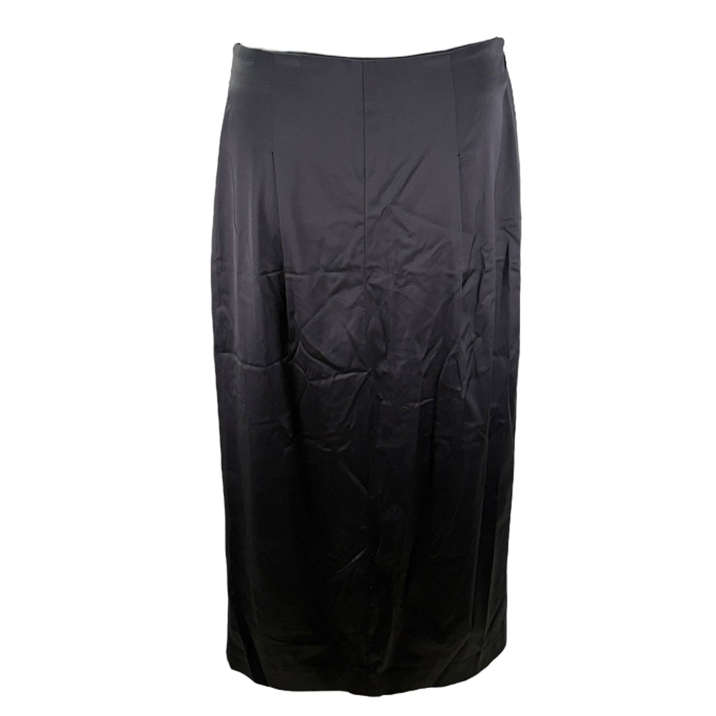 Satin Maxi Skirt By Club Monaco In Black, Size: 2