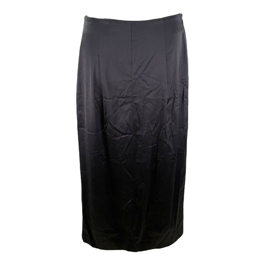 Satin Maxi Skirt By Club Monaco In Black, Size: 2