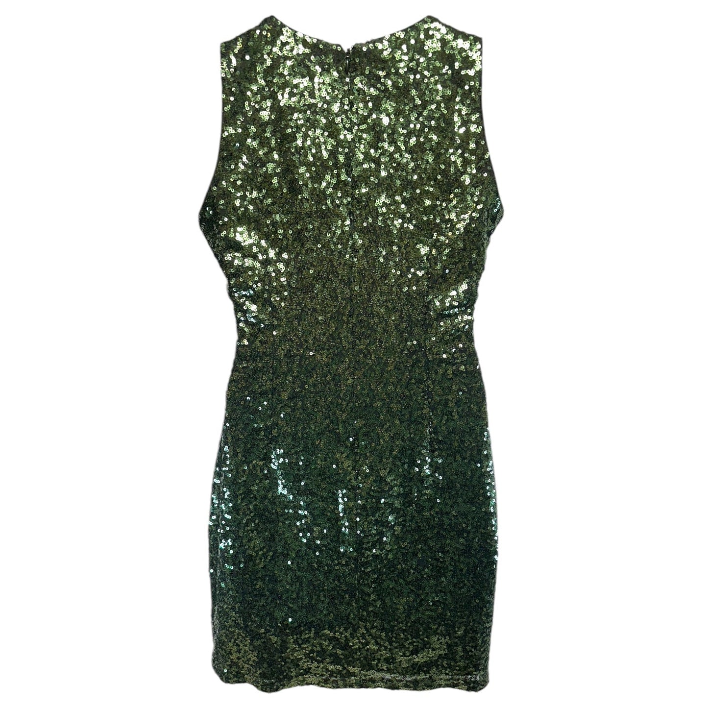 Emerald Sequin Dress By Badgley Mischka In Green, Size: 10