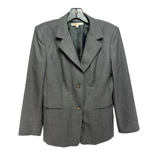 Blazer By Michael By Michael Kors In Grey, Size: 8