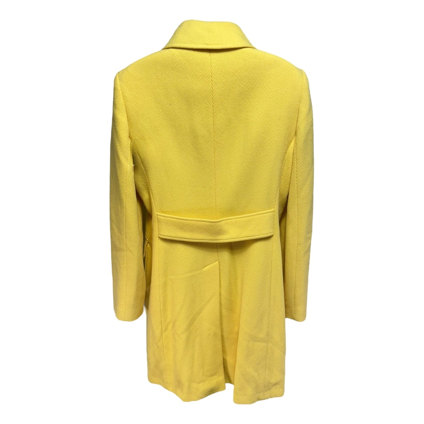 Coat Wool By Talbots In Yellow, Size: 6