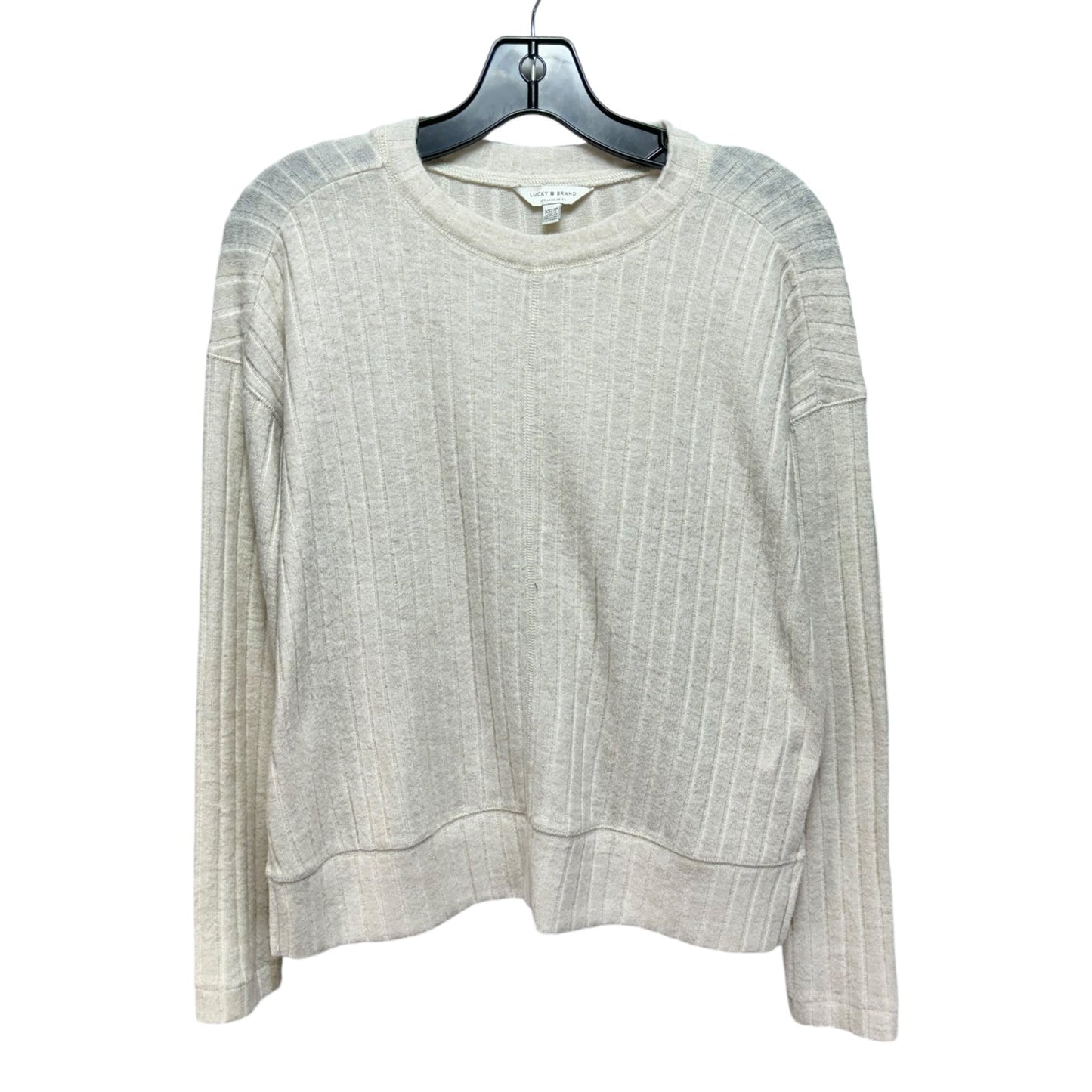 Sweater By Lucky Brand In Cream, Size: Xs