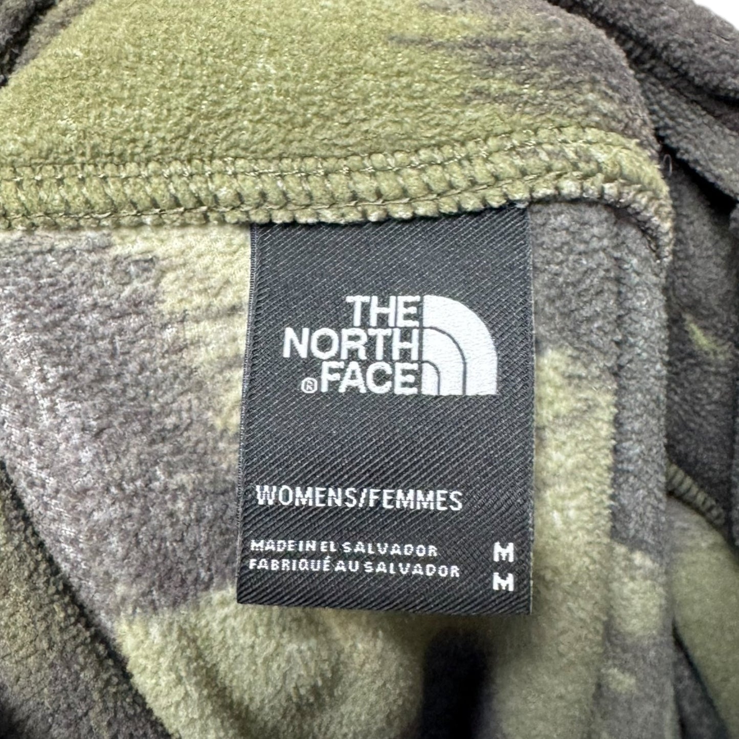 Mock Neck Athletic Fleece By The North Face In Camouflage Print, Size: M