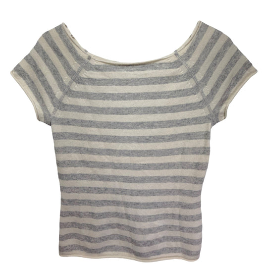 Cashmere Sweater By Banana Republic In Striped Pattern, Size: M