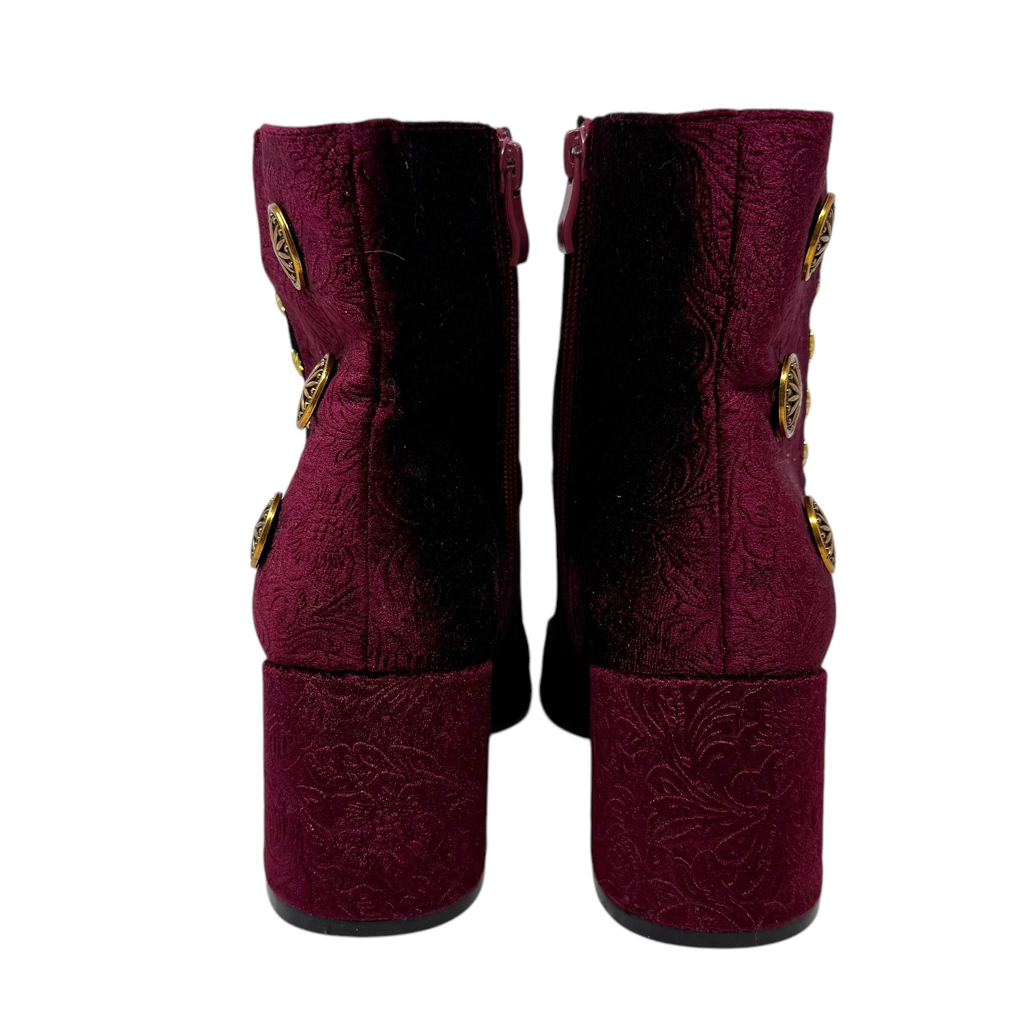 Tourin Fashion Boots By Very Volatile In Maroon, Size: 10