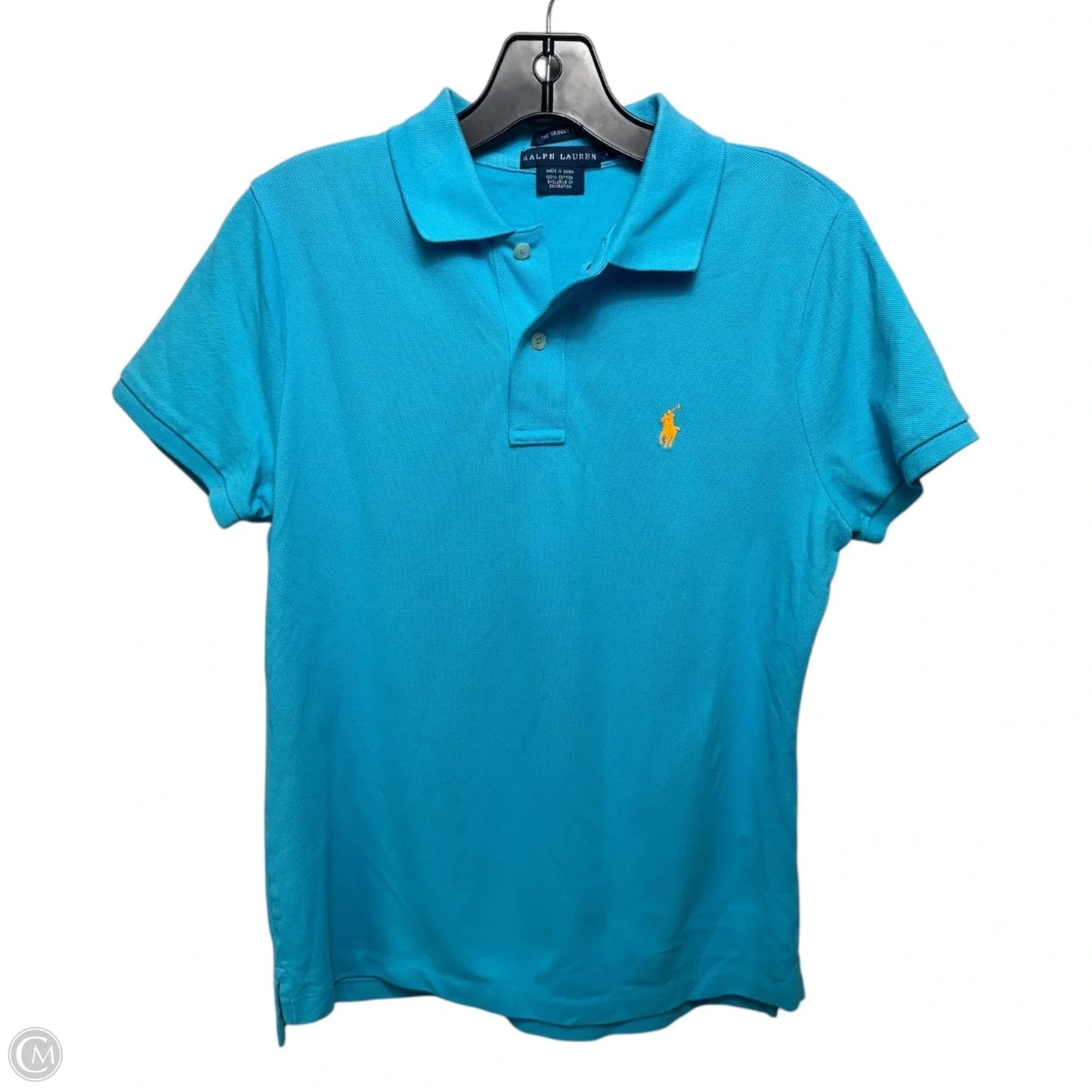 Top Short Sleeve By Ralph Lauren In Leopard Print, Size: L