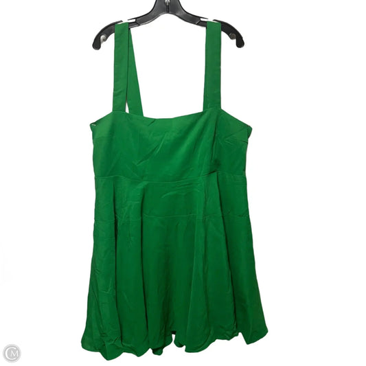 Dress Casual Short By Davi & Dani In Green, Size: 2x