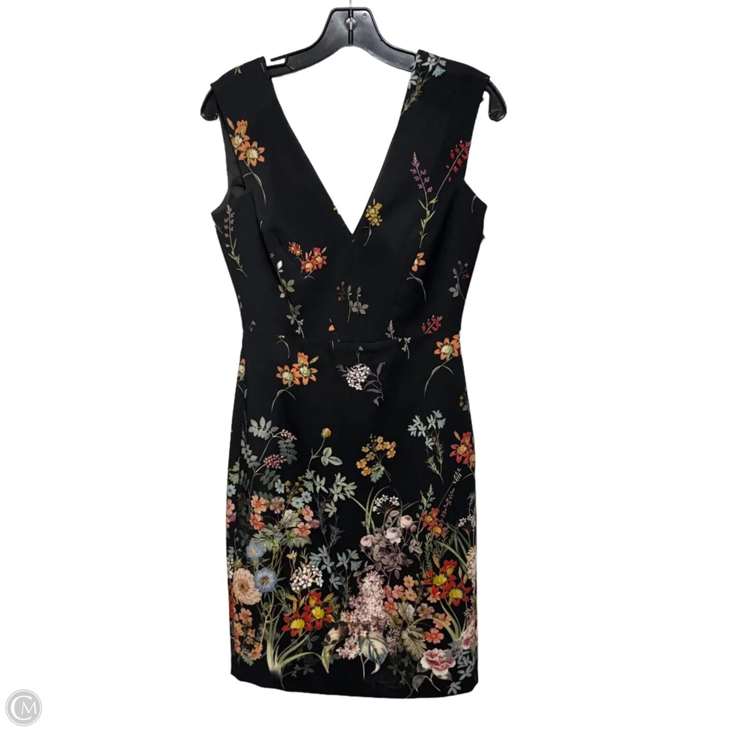 Dress Casual Short By Zara Women In Floral Print, Size: Medium