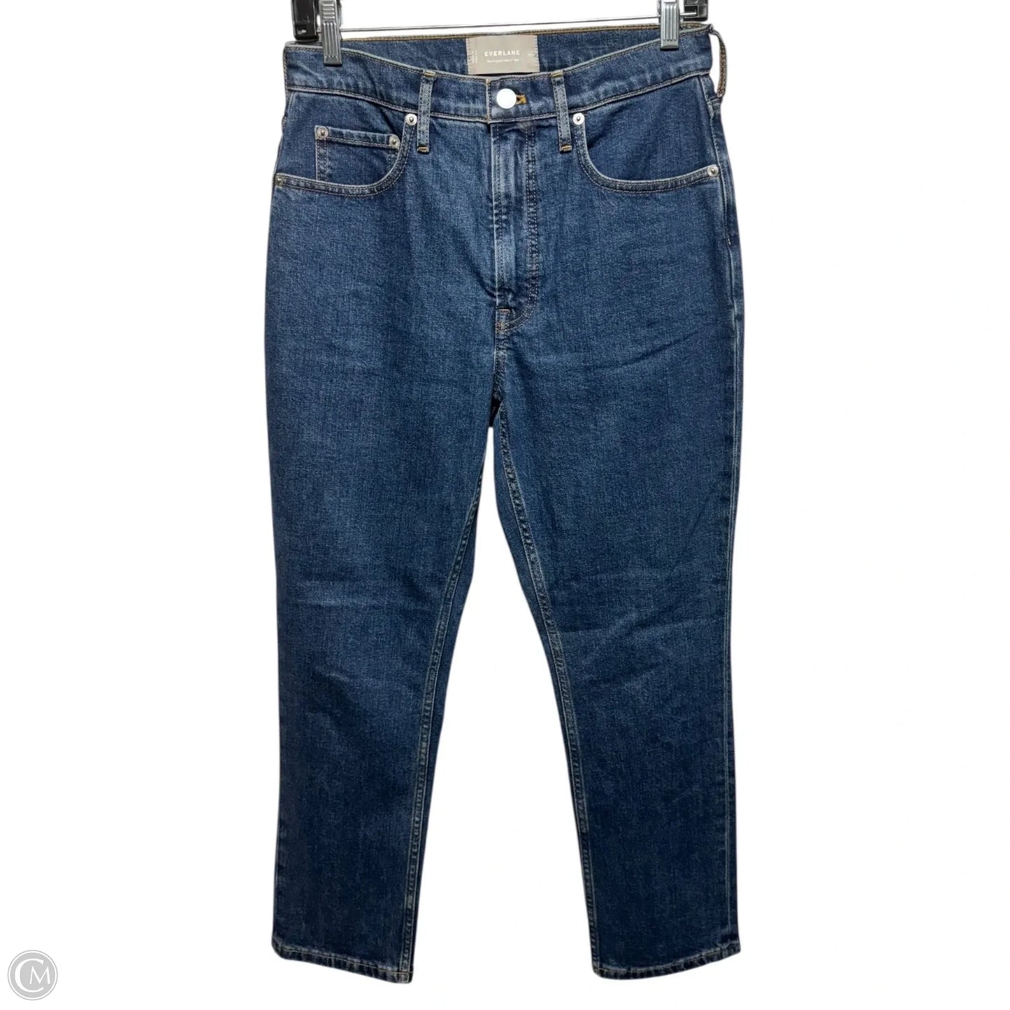 Jeans Straight  By Everlane In Blue Denim, Size: 6/28