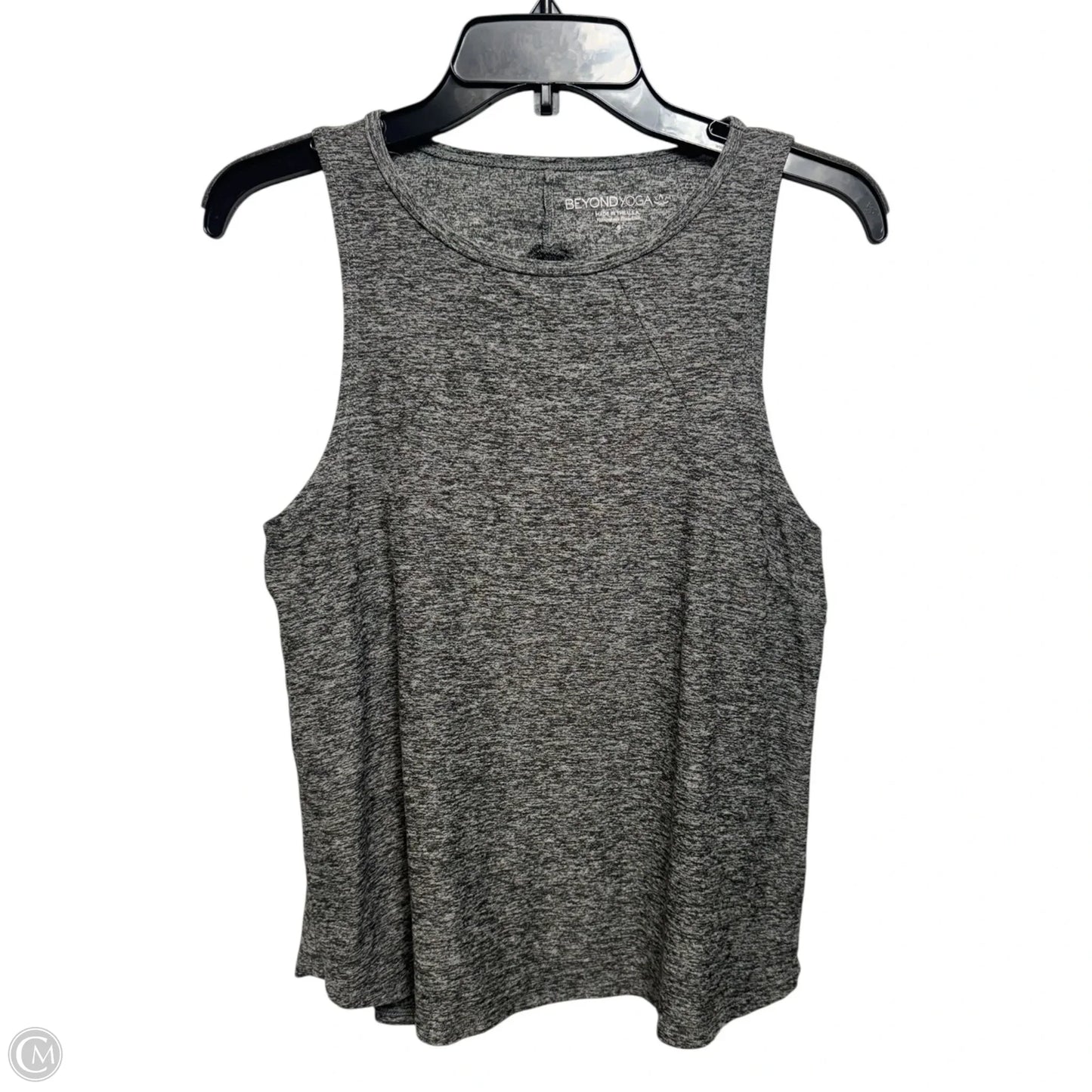 Open Back Athletic Tank Top By Beyond Yoga In Grey, Size: S